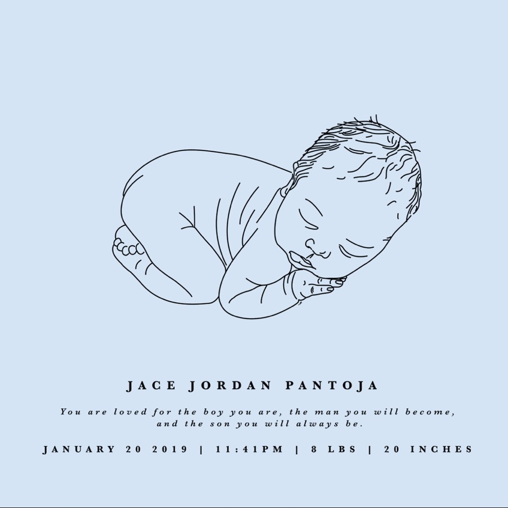 Custom Nursery Line Art